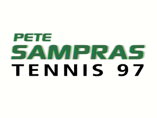 Pete Sampras Tennis 97 (DOS) screenshot: Title screen.