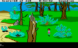 King's Quest III: To Heir is Human (Atari ST) screenshot: Countryside.
