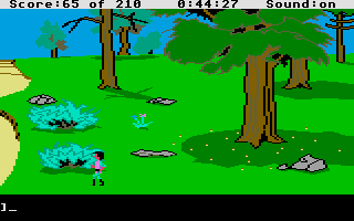 King's Quest III: To Heir is Human (Atari ST) screenshot: Tree.