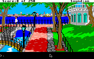 Gold Rush! (Apple IIgs) screenshot: Starting the game in Brooklyn, New York.