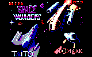 Cpc Invaders Screenshot of Taito's Super Space Invaders (Amstrad CPC, 1990) - MobyGames
