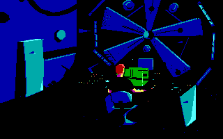 Out of This World (DOS) screenshot: Science! (Tandy)