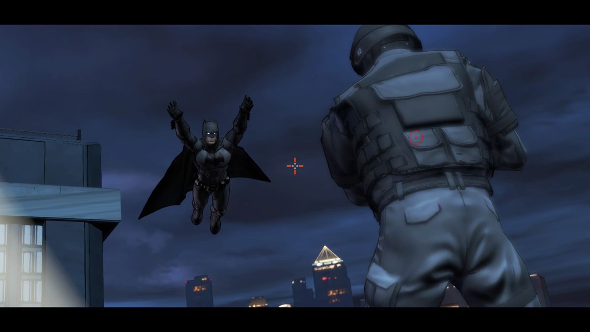 Batman: The Telltale Series - Season Finale (PlayStation 4) screenshot: Batman to the rescue