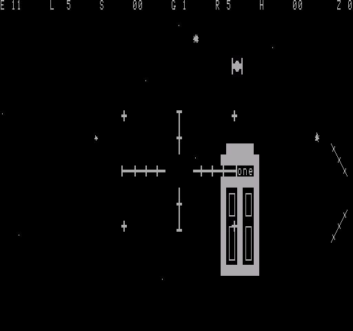 Screenshot of Grotnik Wars (Microbee, 1981) - MobyGames