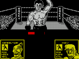 Rocco (ZX Spectrum) screenshot: Now Rocco's down!