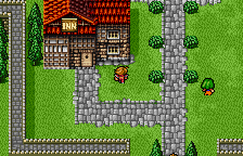 Final Fantasy (WonderSwan Color) screenshot: In a town