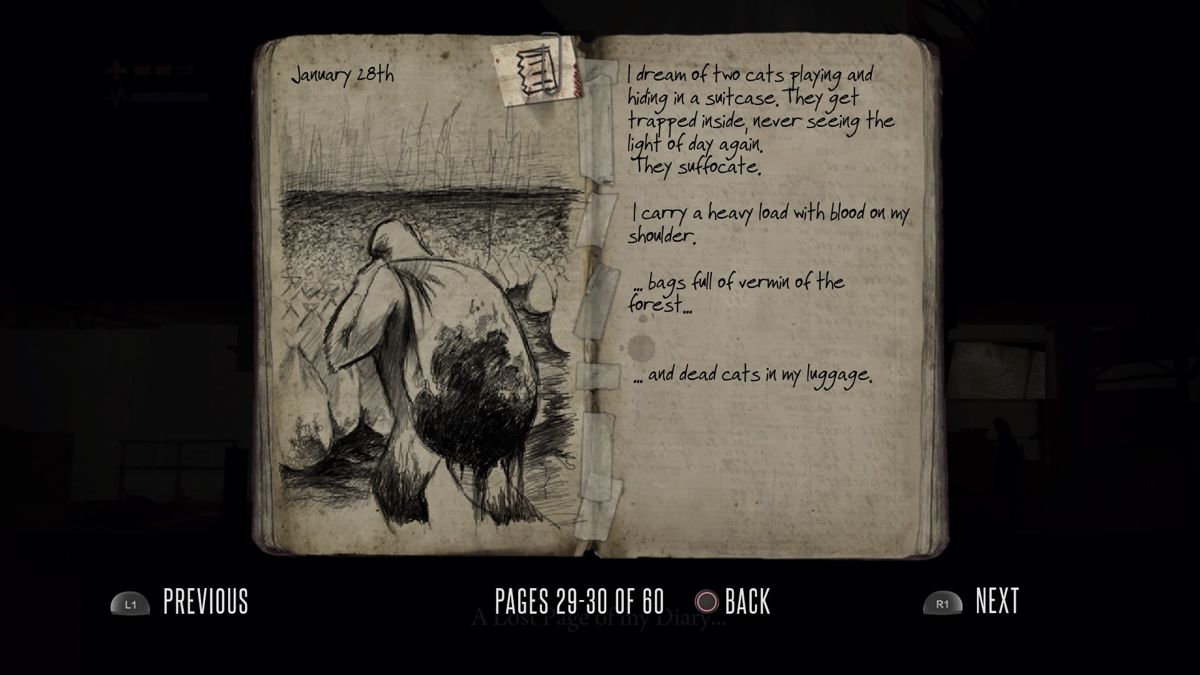 Deadlight: Director's Cut (PlayStation 4) screenshot: On your travel you can find the missing pages to your journal