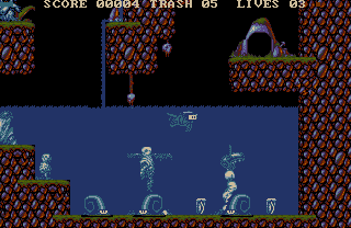 Flood (Amiga) screenshot: Level 01
