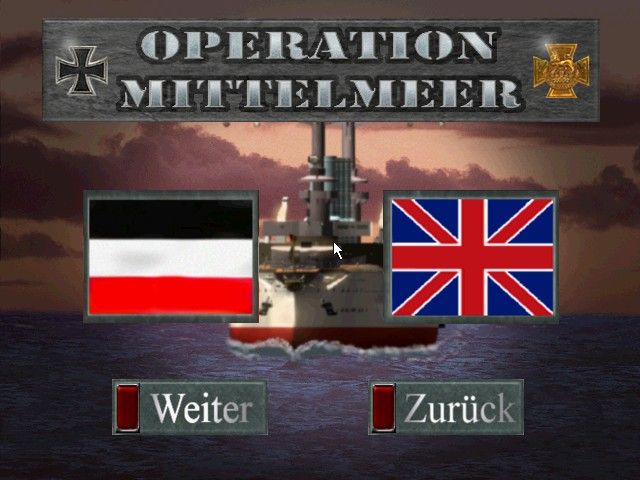 Operation Mittelmeer (Windows) screenshot: Choose your side