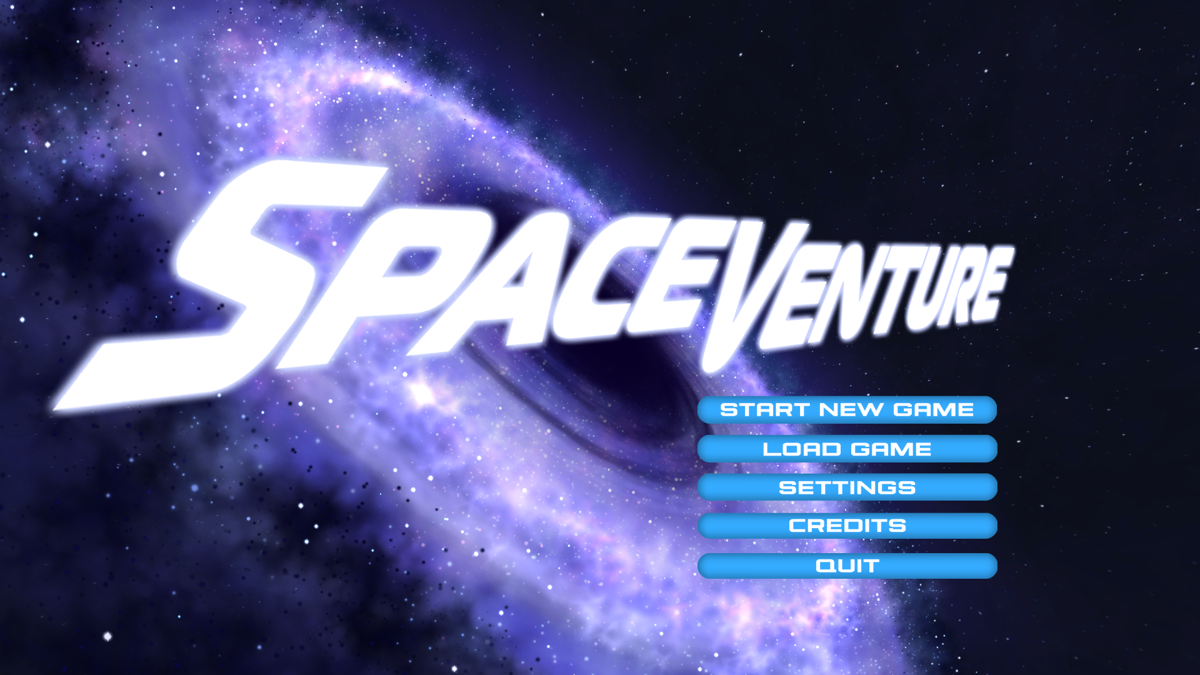 SpaceVenture (Windows) screenshot: Main menu