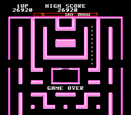 Ms. Pac-Man (Genesis) screenshot: Game Over