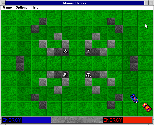 Klik & Play (Windows 3.x) screenshot: Maniac Racers - Stage 3