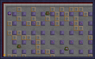 Dstroy (DOS) screenshot: Start of level 1