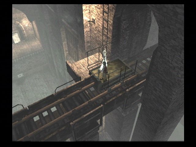 Ico (PlayStation 2) screenshot: Trolley Ride