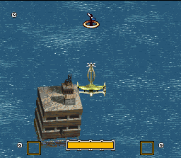 Waterworld (SNES) screenshot: Starting the first level.
