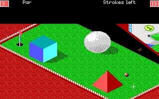 Will Harvey's Zany Golf (DOS) screenshot: Pinball Hole