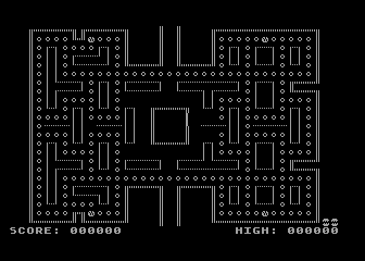 Jawbreaker (Atari 8-bit) screenshot: Starting screen