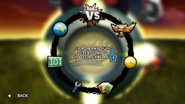 Mario Strikers Charged (Wii) screenshot: Main menu