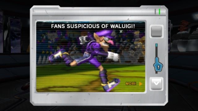 Mario Strikers Charged (Wii) screenshot: That's not very nice