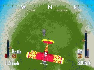 Aces of the Air (PlayStation) screenshot: Direct hit