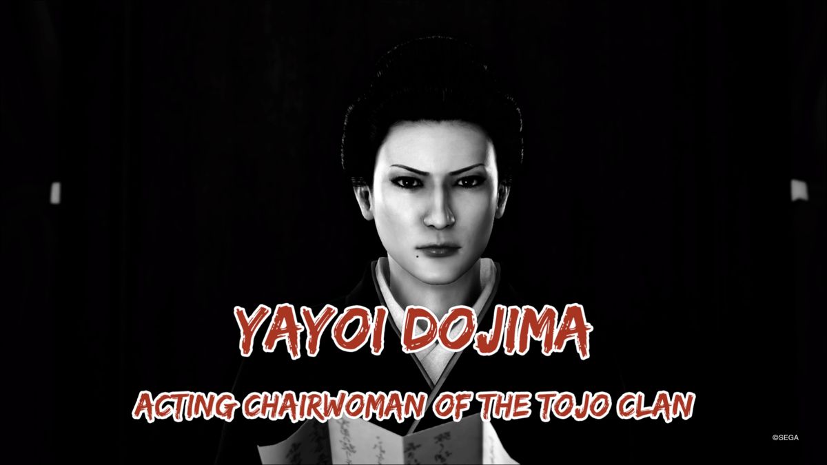 Yakuza: Kiwami 2 (PlayStation 4) screenshot: Key characters are introduced when entering the scene for the first time