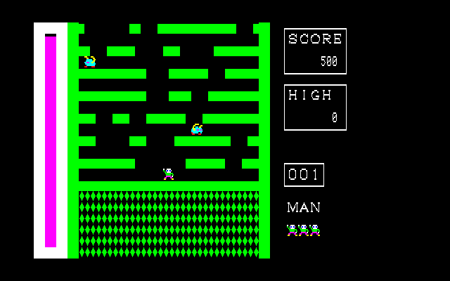 Jesus: Kyōfu no Bio-Monster (PC-88) screenshot: You can even play a mini-game here!