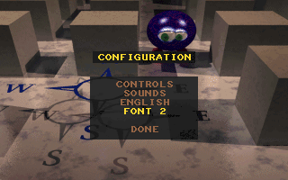 Dstroy (DOS) screenshot: Configuration