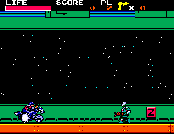 Zillion 2: Tri Formation (SEGA Master System) screenshot: Noza Warrior