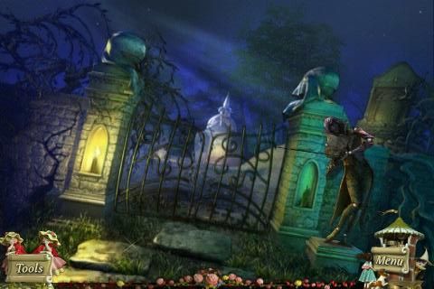 PuppetShow: Mystery of Joyville (iPhone) screenshot: Cemetery Gate