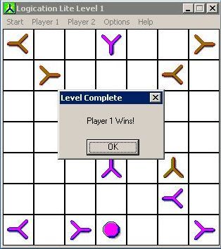 Logication (Windows) screenshot: Game Over!<br><br>Logication Lite v1.0
