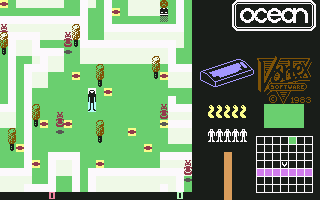 Android Two (Commodore 64) screenshot: Starting a new game
