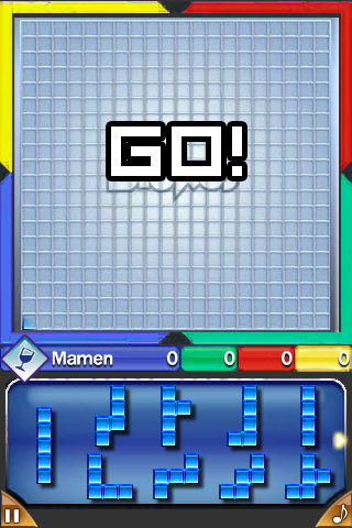Blokus (iPhone) screenshot: Go!