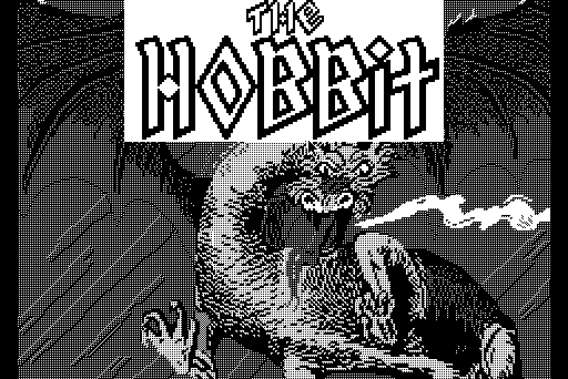 The Hobbit (Macintosh) screenshot: Title screen