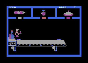 Pie-Man (Atari 8-bit) screenshot: Gameplay
