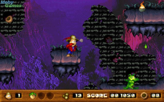 Toffifee: Fantasy Forest (DOS) screenshot: Look, a dragon!