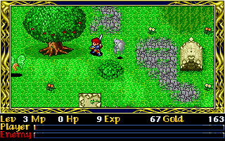 Ys II Special (DOS) screenshot: Angels and demons