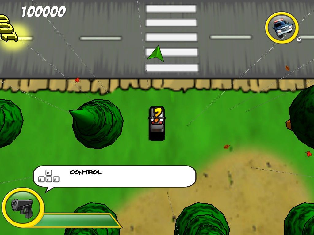 Police: Destruction Street (Windows) screenshot: game starts