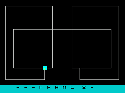 Crossfire (ZX Spectrum) screenshot: Frame 2