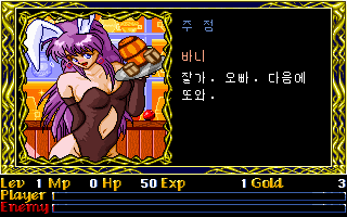 Ys II Special (DOS) screenshot: Oh wow... Korean remakes, eh? Hehe...