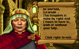 Lords of the Realm (DOS) screenshot: Perform Diplomacy