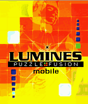 Lumines Mobile (J2ME) screenshot: Title screen