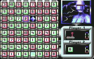 Blue Angel 69 (Commodore 64) screenshot: Starting a match