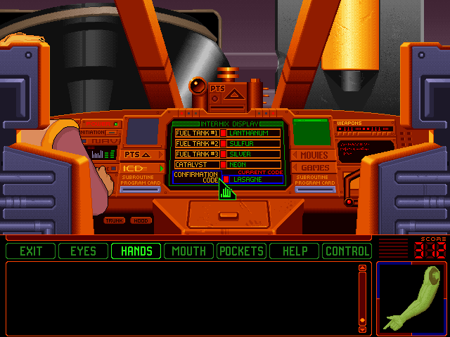 Space Quest 6: Roger Wilco in the Spinal Frontier (Windows 3.x) screenshot: Copy protection