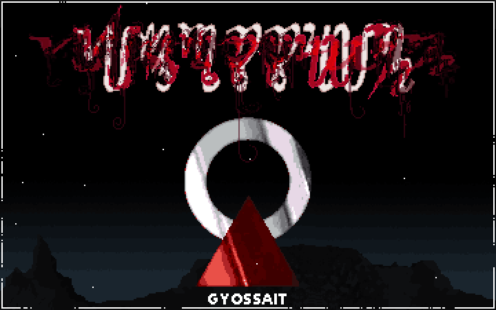 Gyossait (Browser) screenshot: Title screen