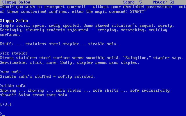 Ad Verbum (DOS) screenshot: Spoiler! So sorry...