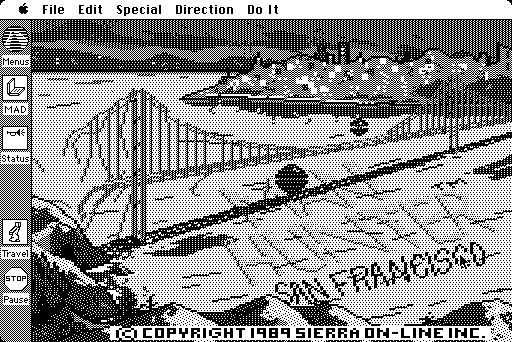 Manhunter 2: San Francisco (Macintosh) screenshot: Title screen
