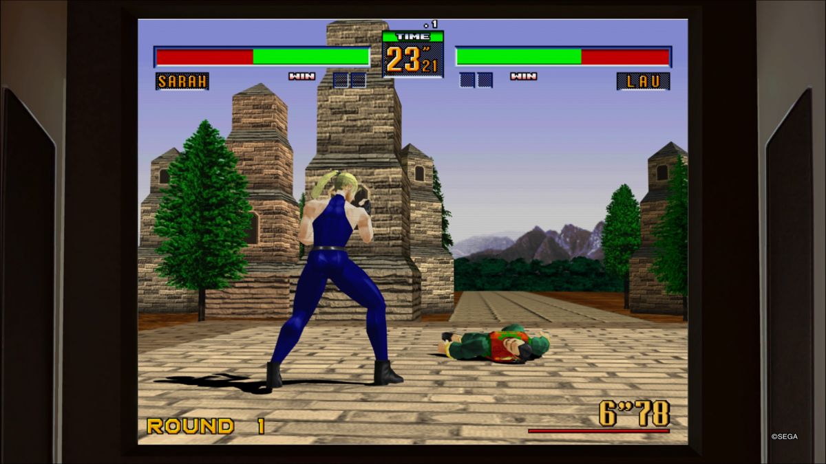 Yakuza: Kiwami 2 (PlayStation 4) screenshot: Playing arcade games at the game center