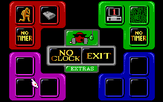 Spot (DOS) screenshot: Options (EGA)
