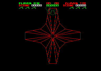 Tempest (Amstrad CPC) screenshot: Game start