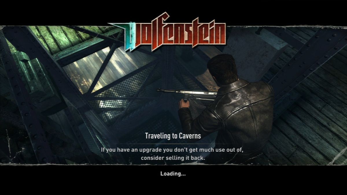 Wolfenstein (PlayStation 3) screenshot: Each location has unique loading screen depicting it.